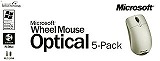 Wheel Mouse Optical 5-Pack D66-00036 (ホワイト)