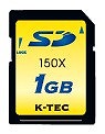 KEIAN SD���꡼������ 1GB K-TEC150 SD1GB