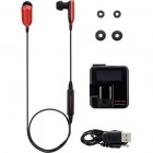 【iPhone 4S対応】Bluetooth ステレオ イヤホン 001(AC充電器付) レッド