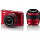 NIKON 1 J1 Wズームキット レッド