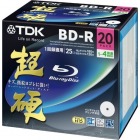 録画用 追記型ブルーレイディスク 25GB 1-4X 超硬 ワイドプリント ホワイト 20枚