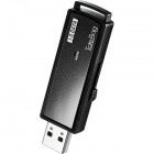 パスワードロック機能付きUSBメモリー ブラック 8GB