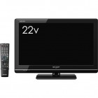 22V型地上・BS・110度CSデジタル フルハイビジョンLED液晶テレビ ブラック