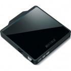 USB2.0用 ポータブルDVDドライブ Wケーブル収納モデル クリスタルブラック