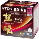録画用 書き換え型ブルーレイディスク 25GB 1-2X 超硬 ワイドプリント ホワイト 20枚
