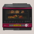 過熱水蒸気オーブンレンジ 33L パールレッド