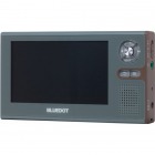 BLUEDOTポータブルデジタルテレビ 4インチワンセグ専用グレー