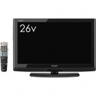 AQUOS 26V型地上・BS・110度CSデジタルハイビジョンLED液晶テレビ 外付HDD対応 ブラック系