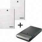 iVポケット搭載機対応カセットHDD(iVDR-S) 500GB 2個セット(アダプター付き)