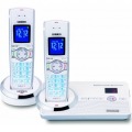 デジタルコードレス留守番電話機 可憐(calen) 子機2台タイプ DECT3080-2 ホワイト