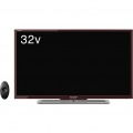 32V型地上・BS・110度CSデジタル ハイビジョンLED液晶テレビ レッド
