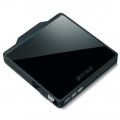 USB2.0用ポータブルDVDドライブ Wケーブル収納モデル ブラック