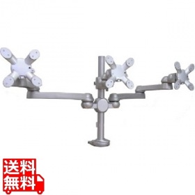 水平多関節アーム(クランプ取付)LA-518-4Q LA-518-4Q 送料無料 MODERNSOLID モダンソリッド モニターアーム 水平多関節