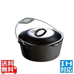 ロッジ ロジック キッチンオーヴン 101/4インチ L8DO3 ※ IH対応  ( 100V 200V ) ガス火対応 | ガス 鉄 ダッチオーブン キャンプ アウトドア グランピング BBQ 写真1