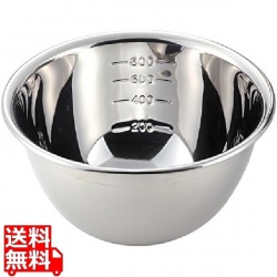 F印18-8深型ボール口付・目盛付24cm 写真1