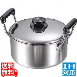 マルタマ ( MARUTAMA ) 18-0 深型ソースポット 26cm ※ IH対応 IH (100V専用) 写真1