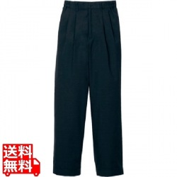 ツータックパンツ(女性用)KP002L-7 黒 13号 写真1