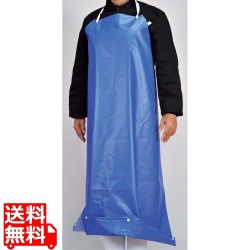 抗菌前掛ガードロン 共紐 S ブルー 写真1