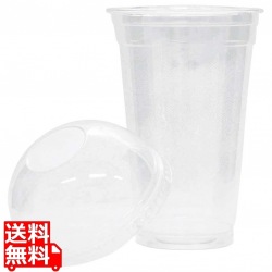 ハニークリアカップドーム蓋セット(100組) 写真1