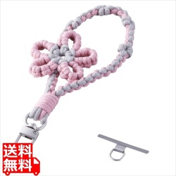 ハンドストラップ編み物/花 写真1