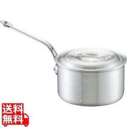 アルミ キング 深型 片手鍋(目盛付) 30cm 業務用 ※画像はイメージです。 向手付き 【ガス火専用】 写真1