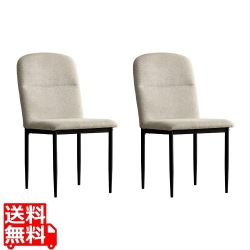 ダイニングチェア(2脚入) CH-N5787-2 ベージュ 写真1