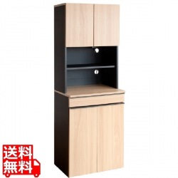 ダストボックスラック 分別ドロワー 幅60 高さ170 DB-F3200 ナチュラル 宮武製作所 | ゴミ箱 キッチン リビング 写真1