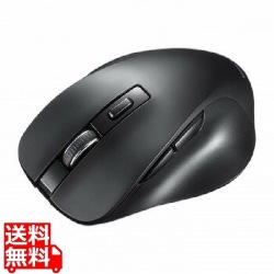 BluetoothブルーLEDマウス(5ボタン･ブラック) 写真1