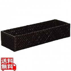 パンダン カトラリーバスケット(黒)22-284-2 写真1