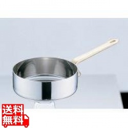 18-8 プチパン 片手浅型鍋(蓋無) 9cm 業務用 写真1