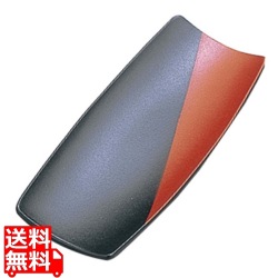 木乾塗分け おしぼり受 乾漆 黒/朱 11-192-19 写真1