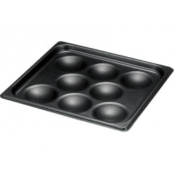 56235 ノンスティック・アルミエッグパン2/3(8穴) 写真1