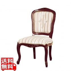 マルシェチェアー肘なし ブラウン 写真1