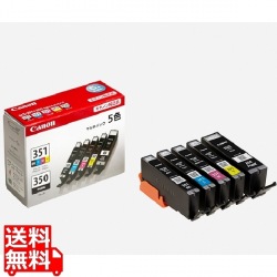 インクタンク BCI-351(BK/C/M/Y)+BCI-350 マルチパック(標準) 写真1