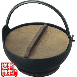 トキワ 鉄 やまが鍋 413 24cm 黒塗り 写真1