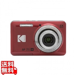 PIXPROデジタルカメラ FriendlyZoomモデル FZ55レッド 写真1