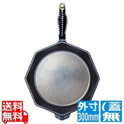 フィネックス キャストアイアン スキレット 12インチ S12-10001(蓋無) 外径30m 写真1