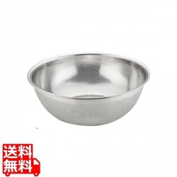18-8 HACCPパンチング浅型ざる 37.5cm 写真1