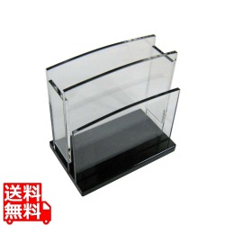 えいむ アクリル ナフキン&ブック立 NT-12 クリア 写真1