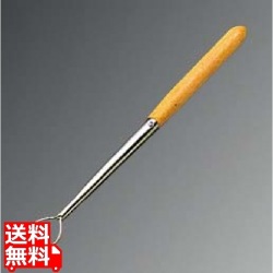 木柄 チョコレートフォーク 木の葉型 No6 写真1