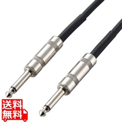 アナログケーブル シールドケーブル 直径6.3-直径6.3 3m 楽器用 黒 写真1