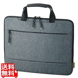 Surface Laptop 4 インナーバッグ インナーケース 13.5インチ 収納ポケット ハンドル付 グレー 写真1