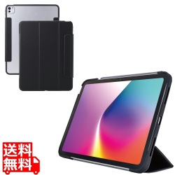 13インチiPad Pro(M4) フラップケース 薄型軽量 カラーエッジ 背面クリア 写真1