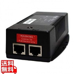 10/100/1000BASE-T IEEE802.3at/af対応 PoE+インジェクタ 2ポート 写真1