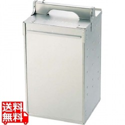 アルミ 出前箱 縦型 3段 3ヶ入 業務用 写真1