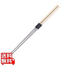 白木柄盛箸(水牛桂柄付)12cm 箱なし 写真1