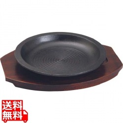 アサヒ 鉄 ステーキ皿 A-116-80 パワープレート深型 ※IH対応(100V/200V) 写真1