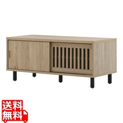 BUITO(ヴィット)ローボード(90cm幅) テレビ台 ローボード 幅90 おしゃれ コンパクト テレビボード TV台 一人暮らし 収納 グレーナチュラル BU40-90L-GN 写真1