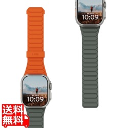 URBAN ARMOR GEAR Apple Watch 49/46/45/44用 PATHFINDER オリーブ/オレンジ UAG-AWLPF-OL/OR 写真1