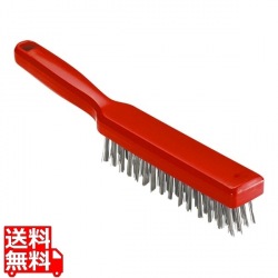 TRオールカラーステンレスワイヤーブラシ 1411603 レッド 写真1